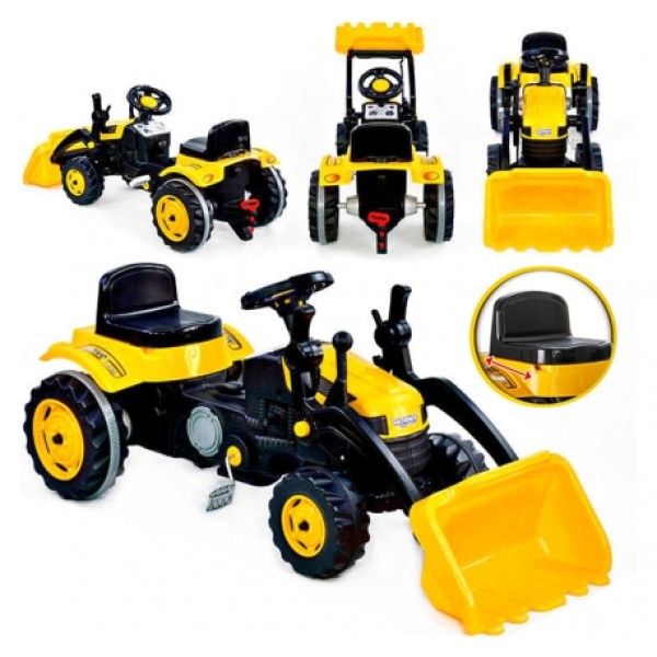 Minamas traktorius su kaušu priekyje Farmer MaxTrac Classic